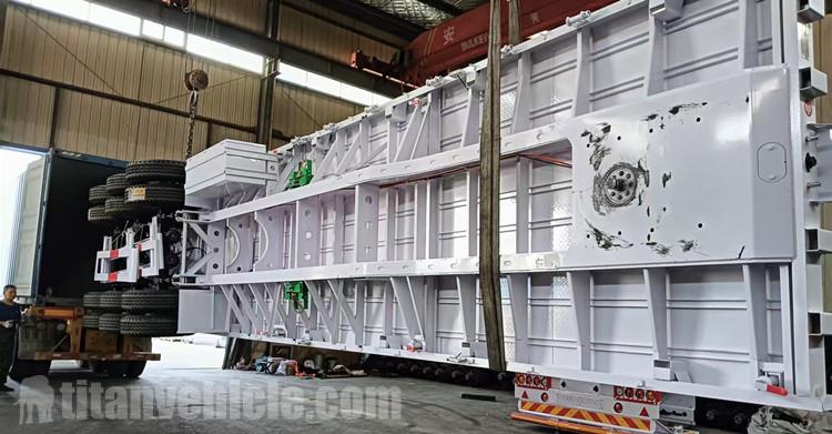 Tri Axle Flat Bed Semi Trailer for Sale in Zimbabwe