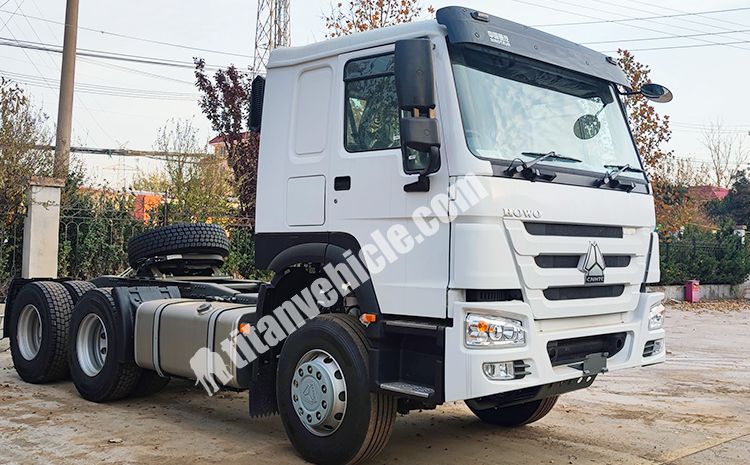 sinotruk howo tractor truck 380 hp will be sent to burkina faso