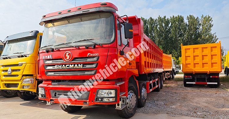 Second Hand Shacman F3000 8x4 Dump Truck for Sale in Tanzania