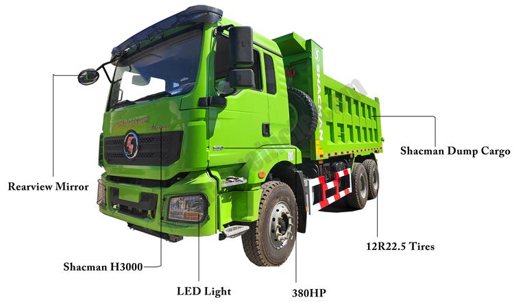 Shacman H3000 Dump Truck 6x4 for Sale In Tanzania