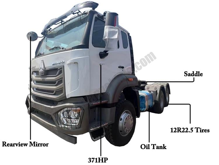 Howo 371 Truck Head for Sale In Mali