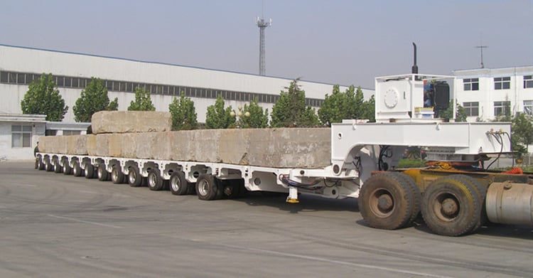 Tongya SPMT (Self-propelled modular transporter) semi trailer
