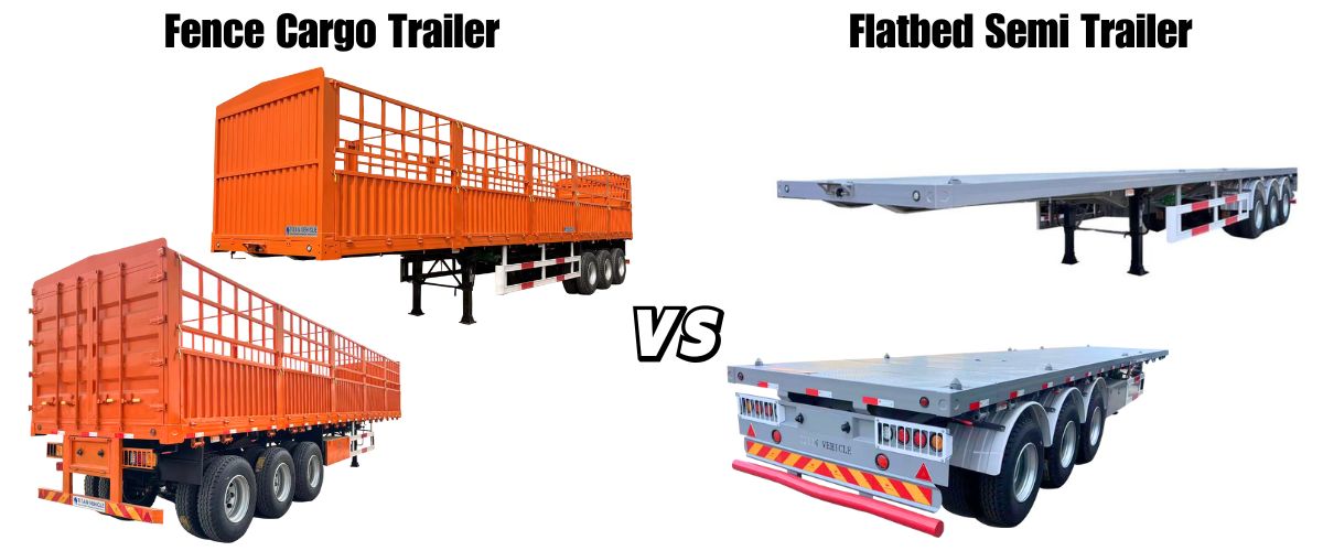 Fence Cargo Trailer for Sale in Tanzania