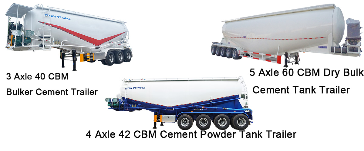 Dry Bulk Tanker Trailer  Pneumatic Dry Bulk Trailer for Sale in Zambia