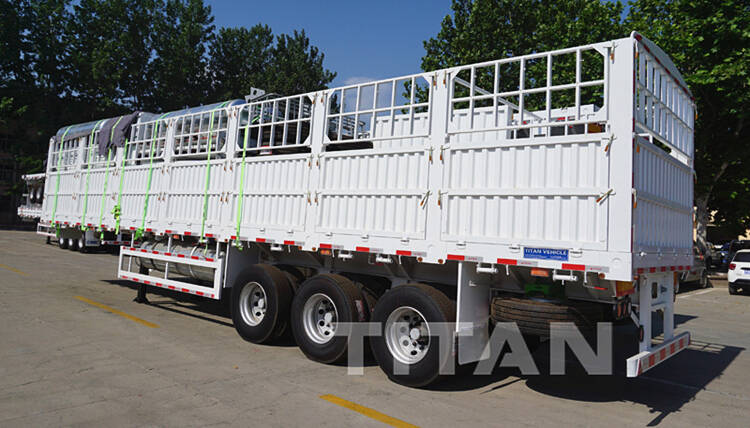 China Fence Cargo Truck Semi Trailer for Sale - Tongya Vehicle