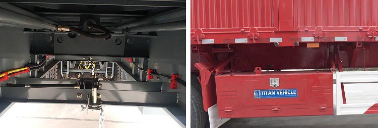 Tri Axle Side Dump Semi Trailer for Sale in Nigeria