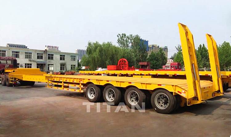 4 Axle Extendable Low Bed Trailer for Sale in Nigeria