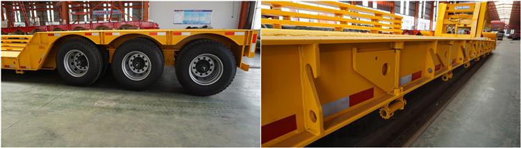 60ton Excavator Lowboy Trailer for Sale in Zambia