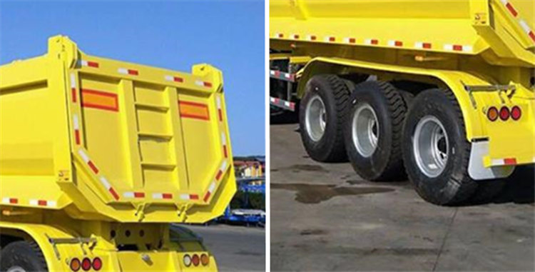 Tipper Trailer | Tongya 3 Axle 60 Ton End Dump Trailers in Ghana Kumasi Price