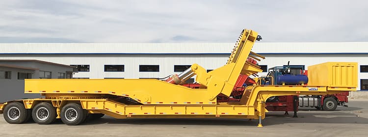 wind blade adapter trailer