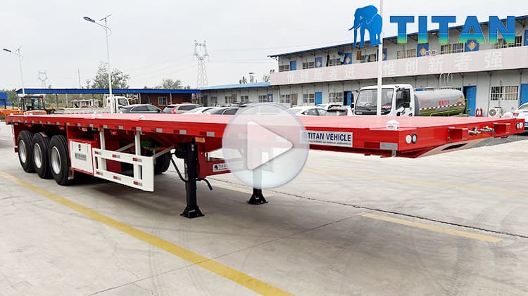Video of trailer flatbed 40ft 