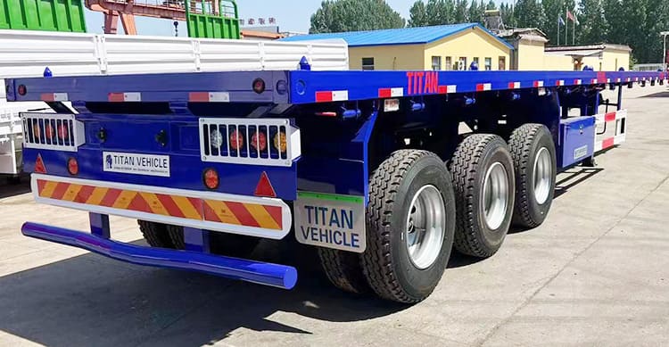 Triple Axle 40 Foot Flatbed Truck Trailer for Sale Near Me