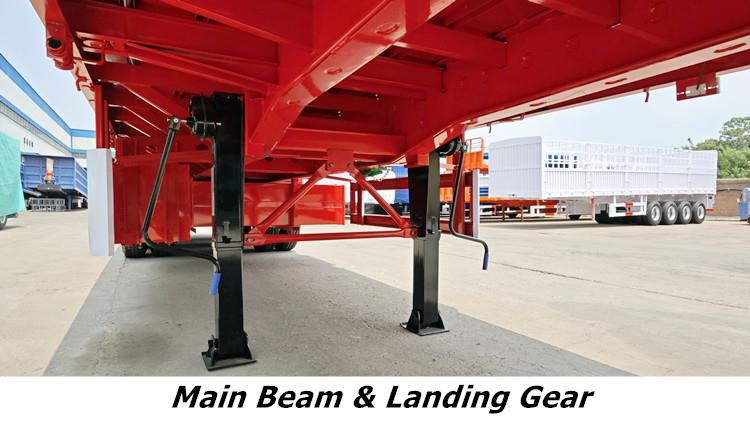 2024 Best Tri Axle Semi Flatbed Trailer on Sale in Tanzania