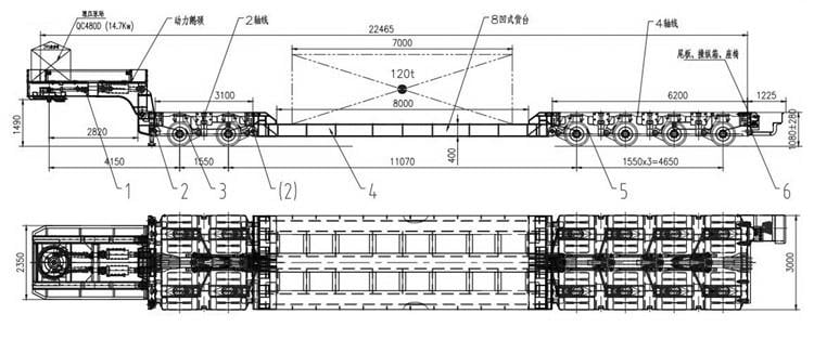Nicolas Modular Trailer - Hydraulic Multi Axle Trailer for Sale