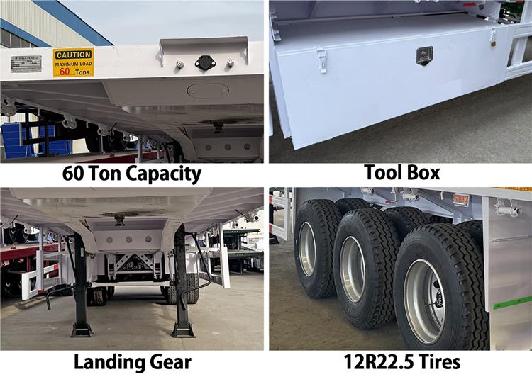 Superdoll Trailer Price In Tanzania - Triple Axle Flatbed Semi Trailer for Sale