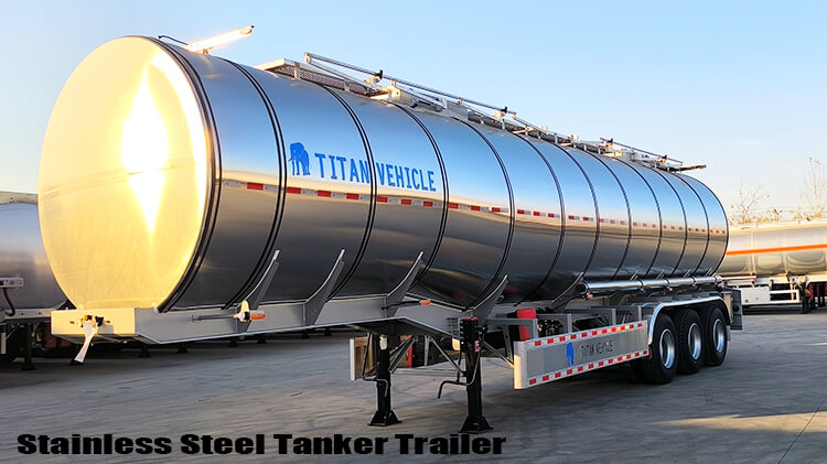 3 Axle Stainless Steel Petrol Tanker Trailer for Sale Price in Tanzania