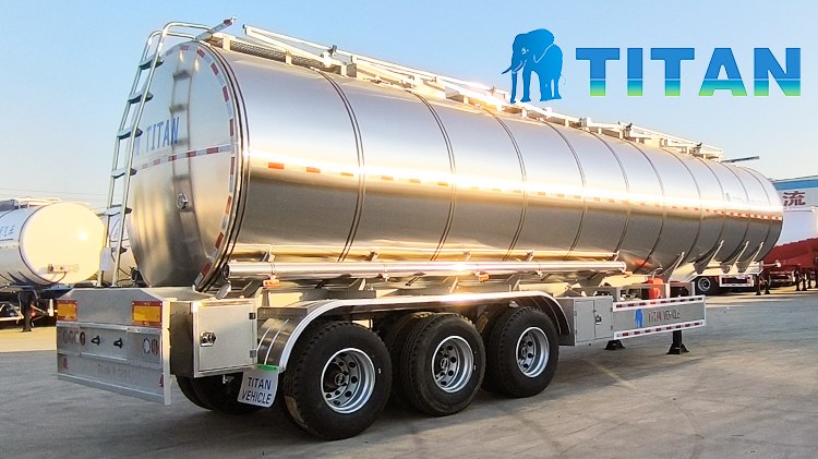 3 Axle Stainless Steel Petrol Tanker Trailer for Sale Price in Tanzania