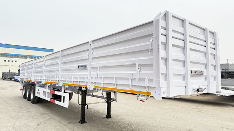 Bulk Cargo Sidewall Semi Trailer Price | Grain Trailer for Sale in Zimbabwe