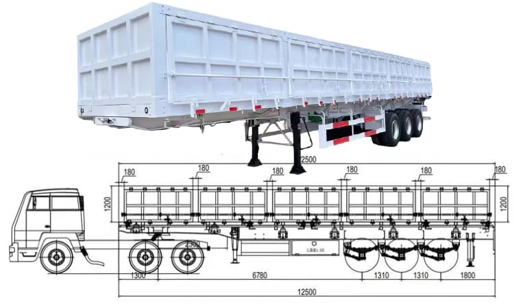 New 34 Ton Side Tipper Trailer for Sale Price in Zimbabwe