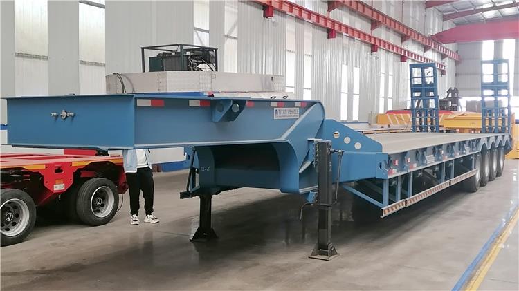 Extendable Low Bed Trailer for Sale In Guyana - Telescopic Trailer