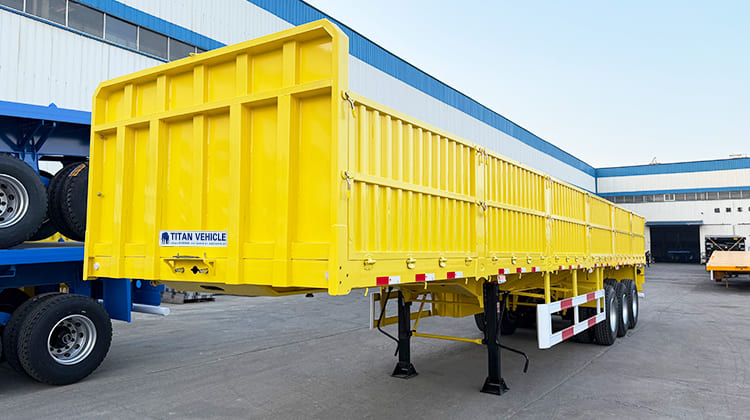 Tri Axle Drop Side Semi Trailer for Sale in Guyana