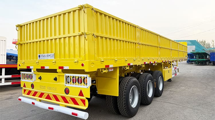 Tri Axle Drop Side Semi Trailer for Sale in Guyana