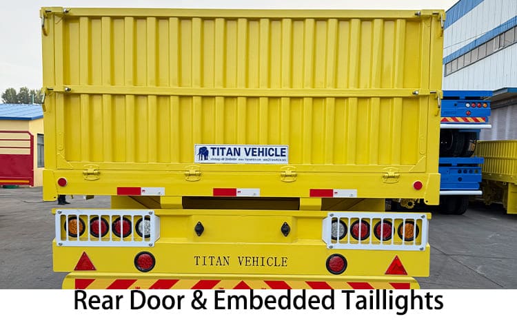 Tri Axle Drop Side Semi Trailer for Sale in Guyana