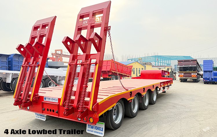 4 Axle Semi Low Loader Trailer for Sale in Tema Ghana