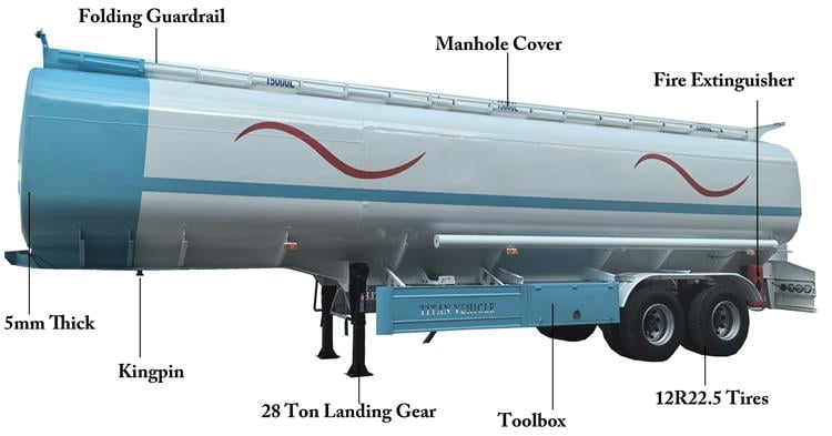 Petrol Tanker Trailer Price for Sale In Ghana | Semi Tanker Trailers for Sale