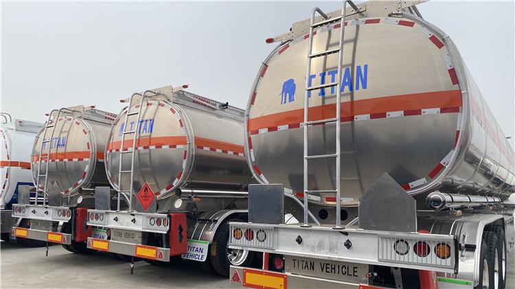 Diesel Aluminum Tanker Trailer Price for Sale In Congo Banana