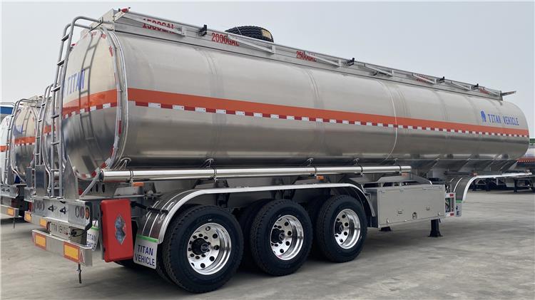 Diesel Aluminum Tanker Trailer Price for Sale In Congo Banana