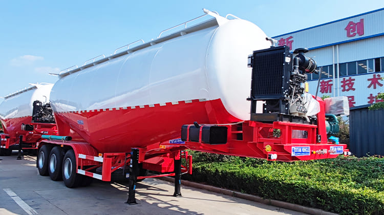 Dry Bulk Cement Tanker Transport Vehicle Semi Trailer Price for Sale in Congo