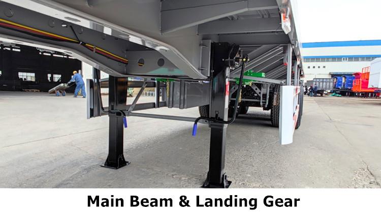 Heavy Duty Tri Axle Flatbed Truck Trailer for Sale in Congo