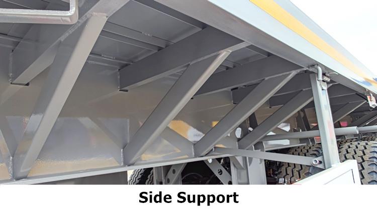 Heavy Duty Tri Axle Flatbed Truck Trailer for Sale in Congo