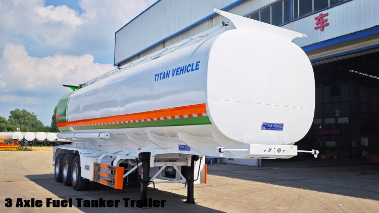 3 Axle Diesel Fuel Tanker Semi Trailer for Sale Price in Zambia