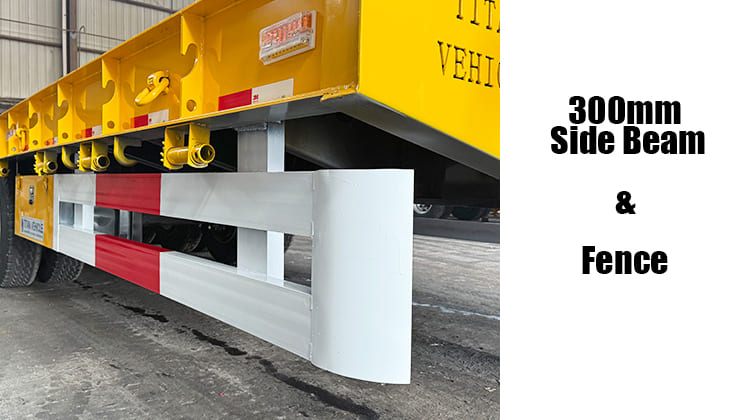 Tri Axle Lowbed Truck Trailer Price for Sale in Mali