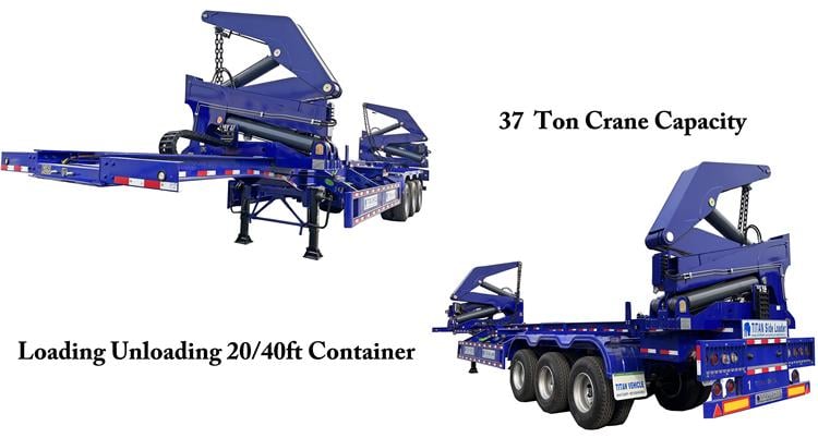 Side Lifter Container Trailer for Sale In Mali