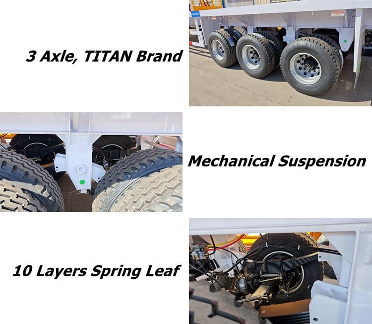 New Semi Flatbed Truck Trailer for Sale in Angola