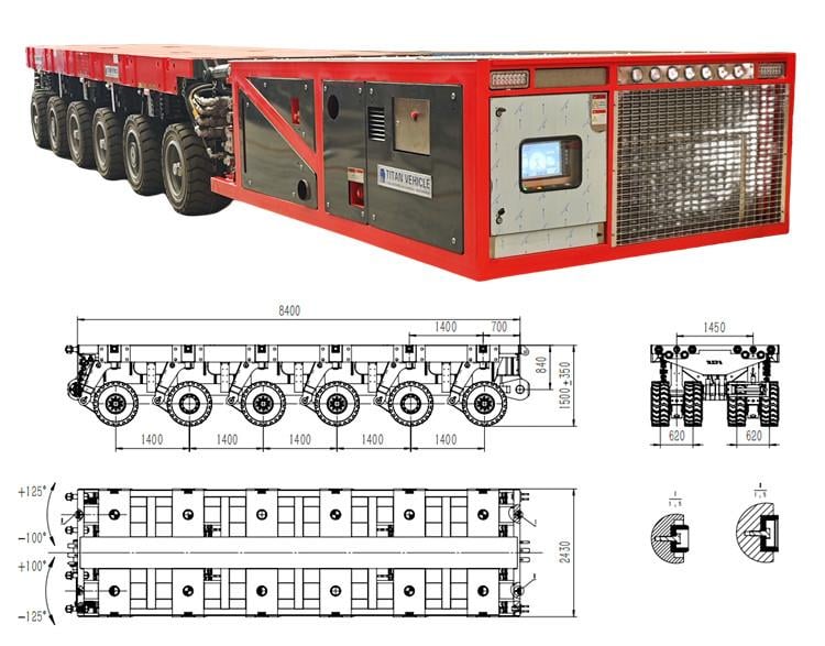 Self Propelled Modular Transporter - SPMT Trailer for Sale in Brazil