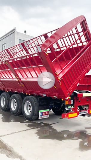 New High Fence Side Tipper Trailer 