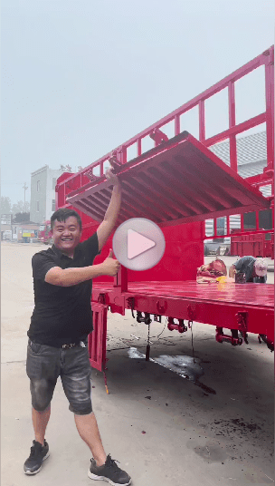 13M high fence side tipper trailer