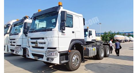 Sino Howo 400 Tractor Head Truck Ready Ship to Ghana