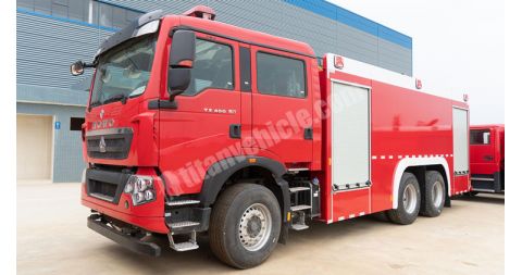 Used Sinotruk Howo 6x4 Fire Rescue Trucks will be sent to Chile