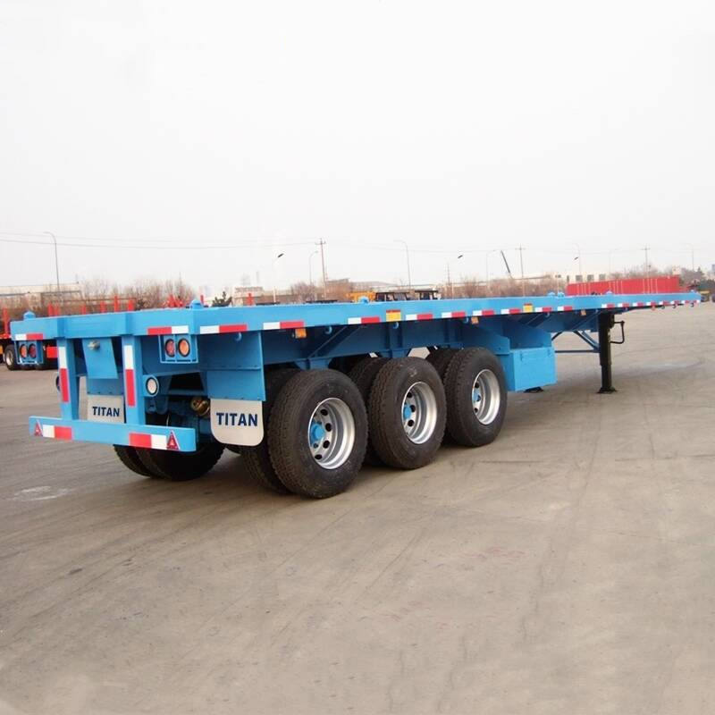 Tri Axle Flat Deck Semi Trailer