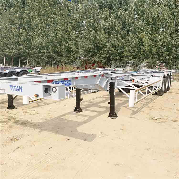 Tri Axle Skeleton Semi Trailer