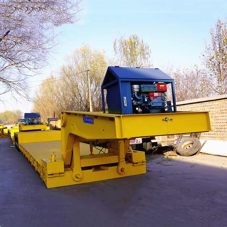 Tri Axle 60 Ton Lowboy Semi Trailer