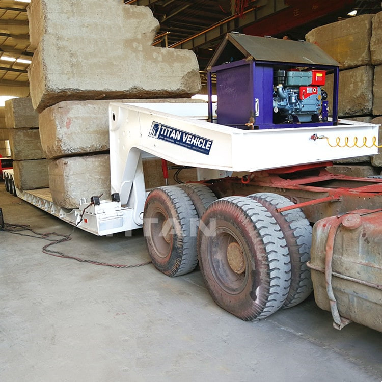 80ton Gooseneck Excavator Trailer for Sale 