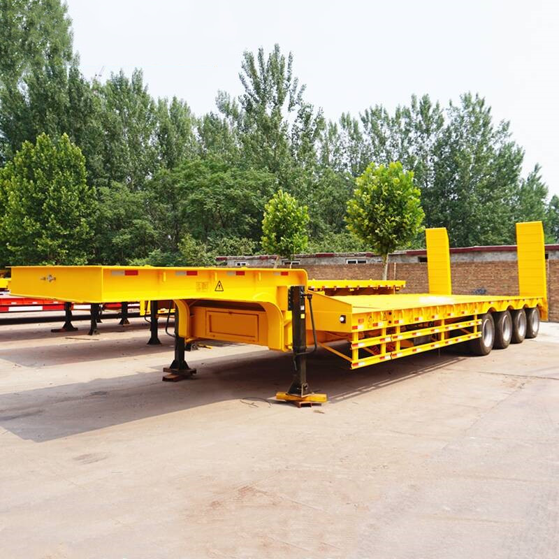 4 Axle Extendable Low Bed Trailer