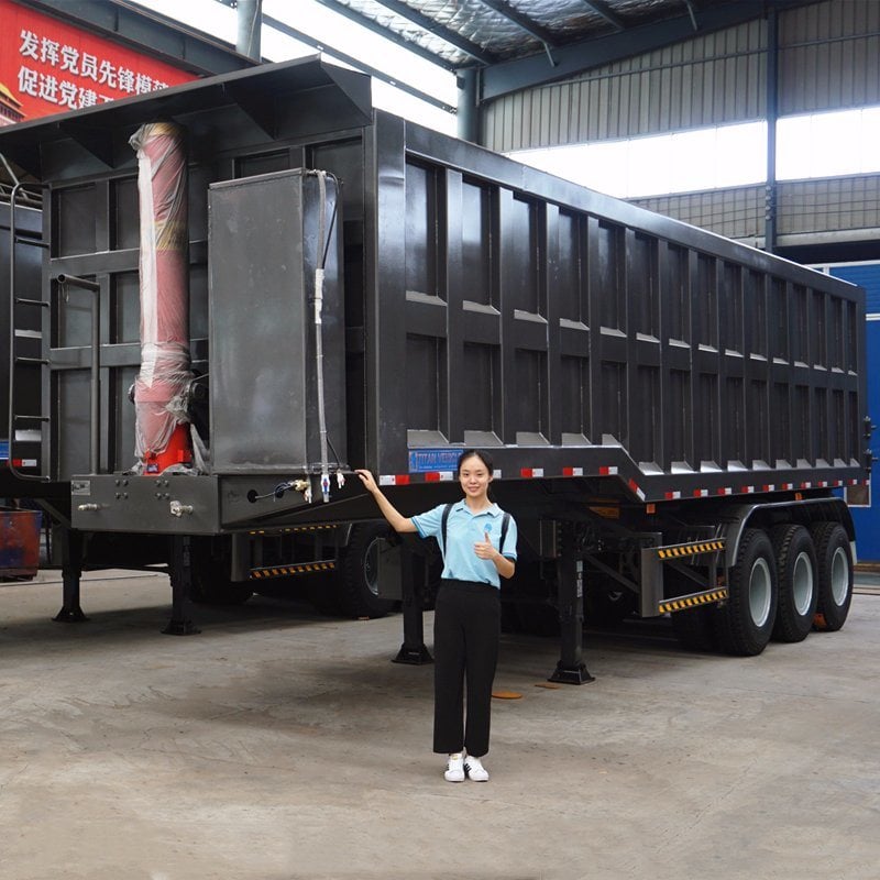 60 Ton Semi Tipper Trailer