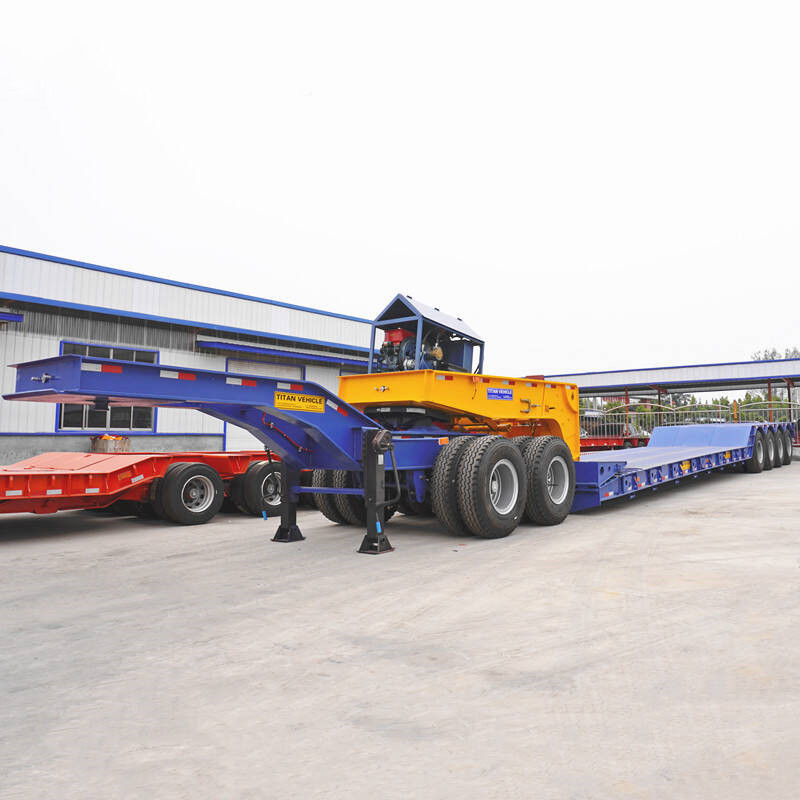 150 Ton Detachable Gooseneck Truck Trailer